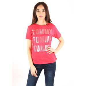 Tommy Hilfiger dámské růžové tričko - XXS (667)